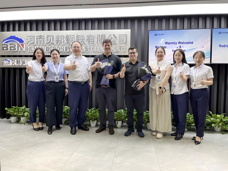 Brazilian Client Visited Us for LSAW Cooperation