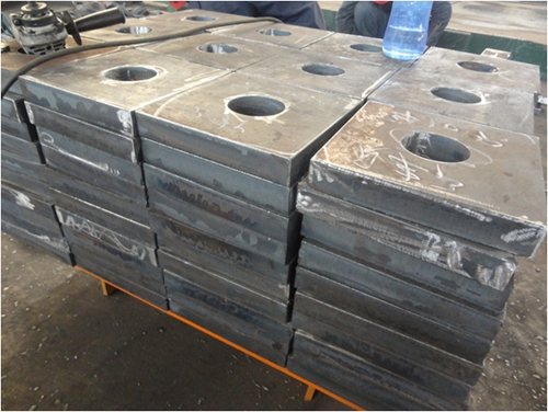 390 tons ASTM A36 cutting plates export to Singapor