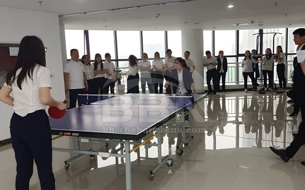 BBN Steel Table Tennis Competition in May
